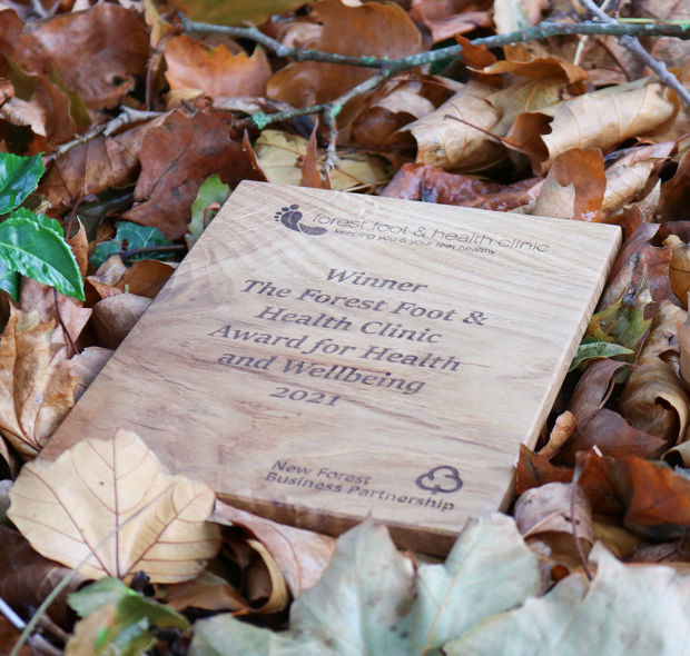 New Forest business partnership plaque