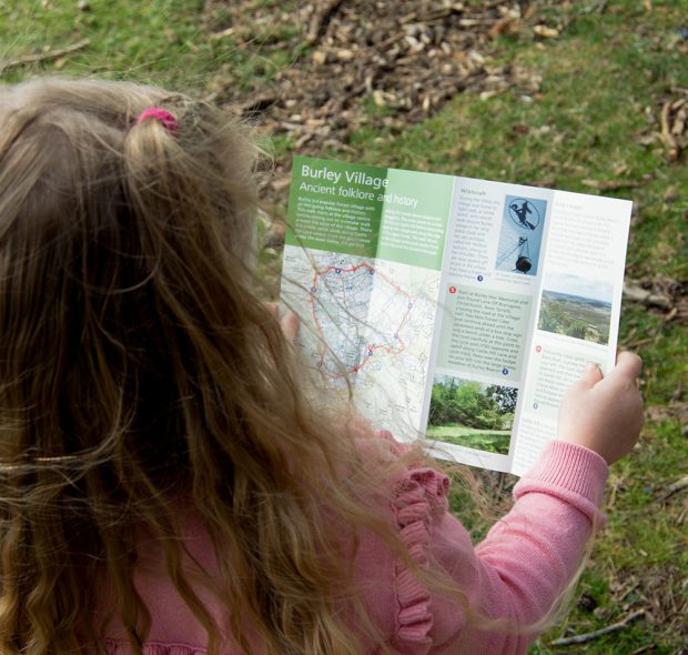 Burley village walking map