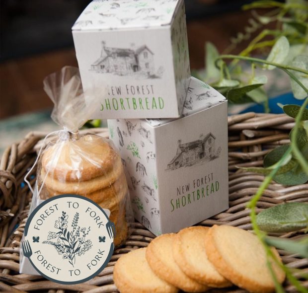 Forest to Fork shortbread in packaging