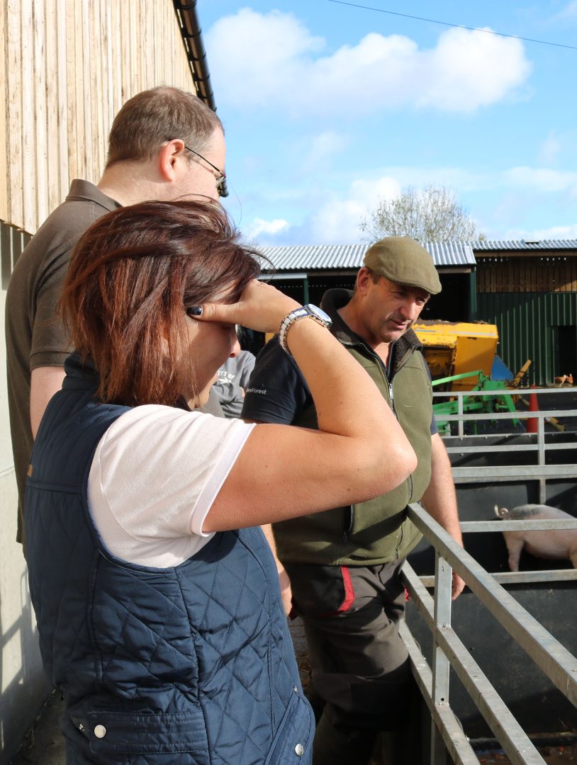 Couple at a farm