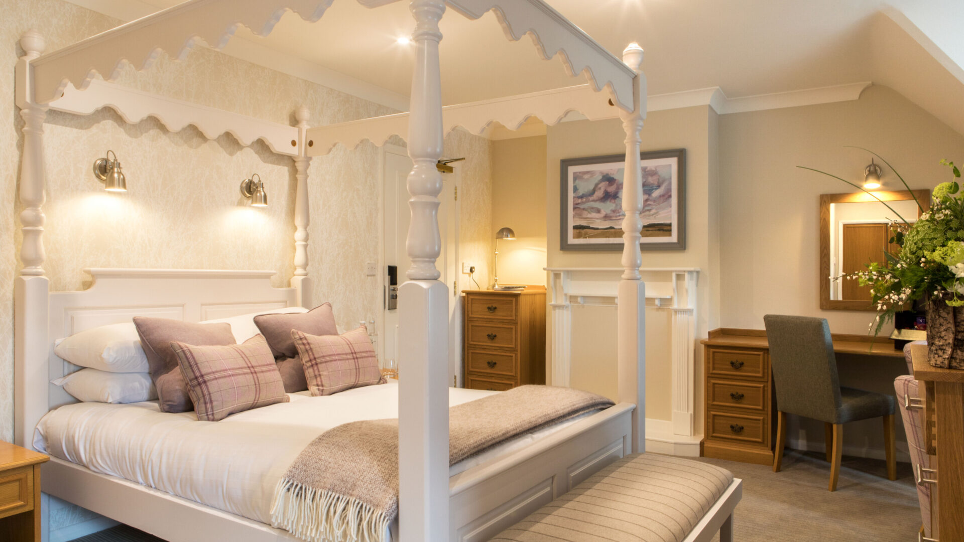 Bedrooms at The New Forest at Beaulieu Hotel