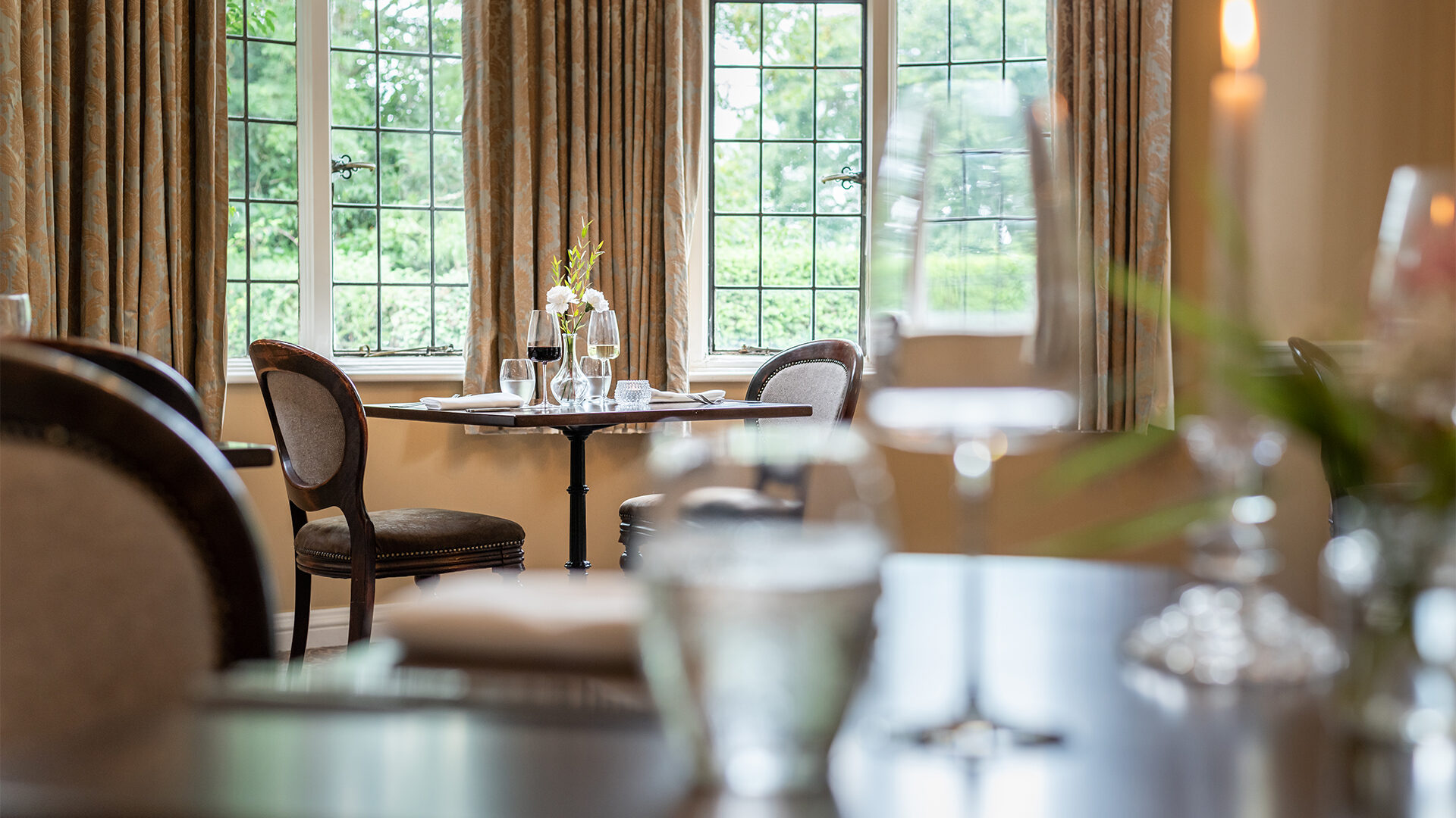 Bartley Lodge Restaurant at New Forest Hotels