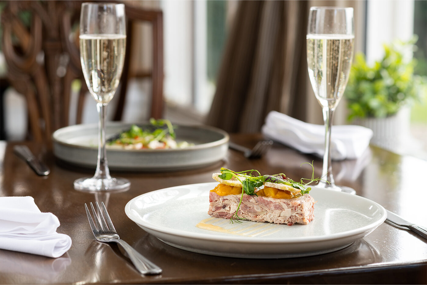 Lunch at Bartley Lodge New Forest Hotels