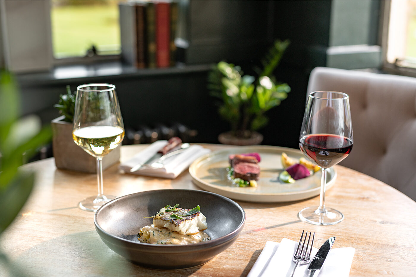 Lunch at Burley Manor New Forest Hotels