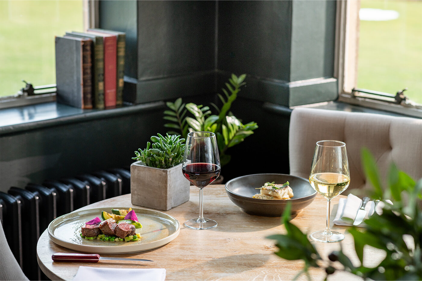 Lunch at Burley Manor New Forest Hotels