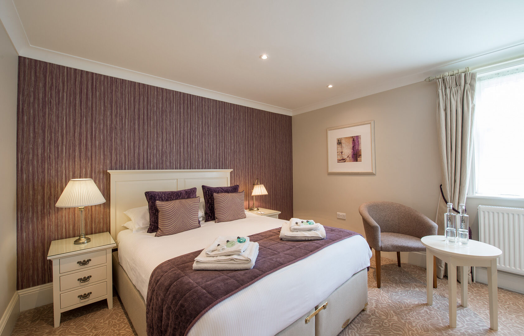 Bedrooms at The New Forest at Bartley Lodge
