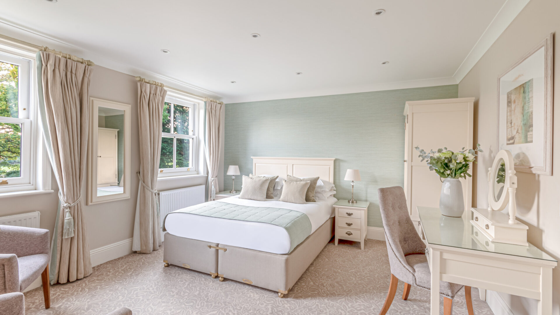 Bedrooms at The New Forest at Bartley Lodge