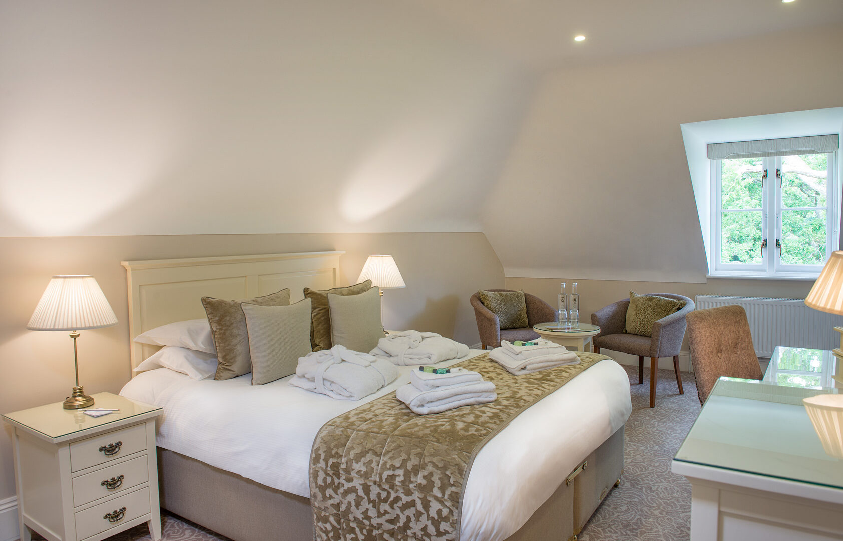 Bedrooms at The New Forest at Bartley Lodge