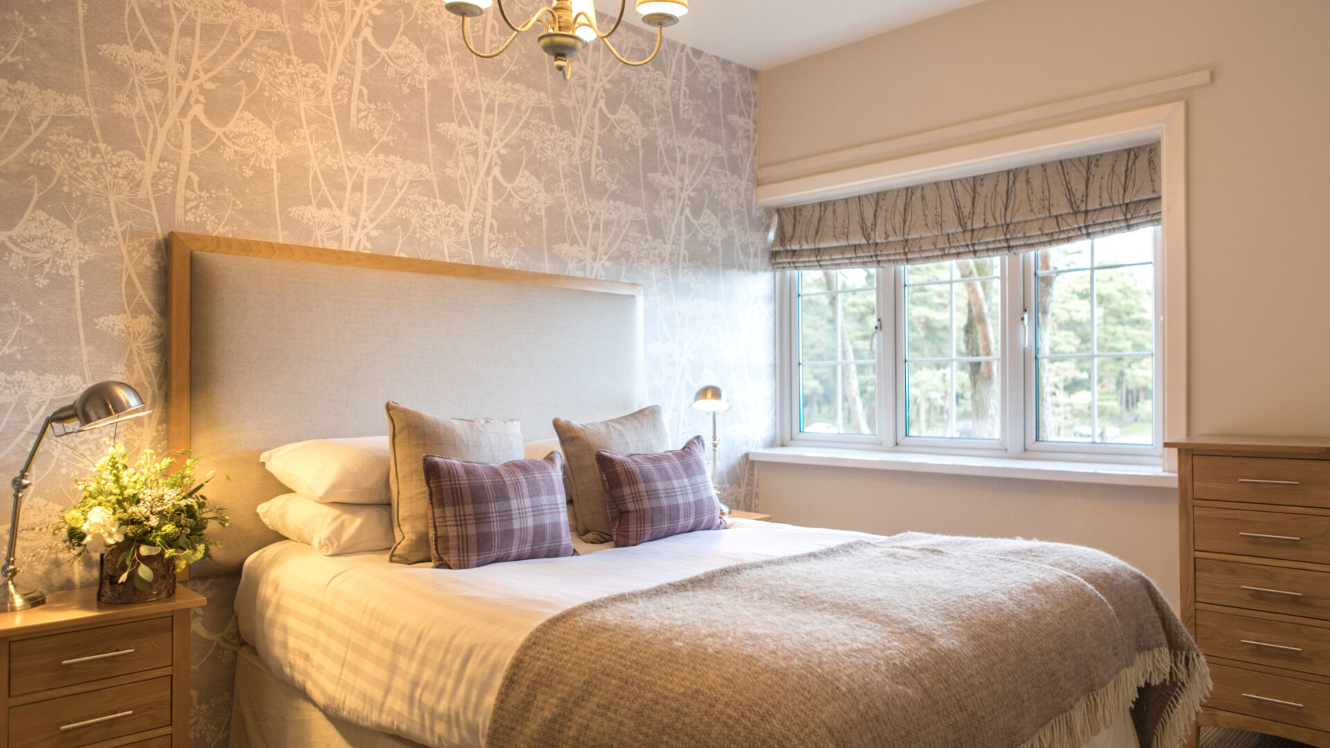 Bedrooms at The New Forest at Beaulieu Hotel