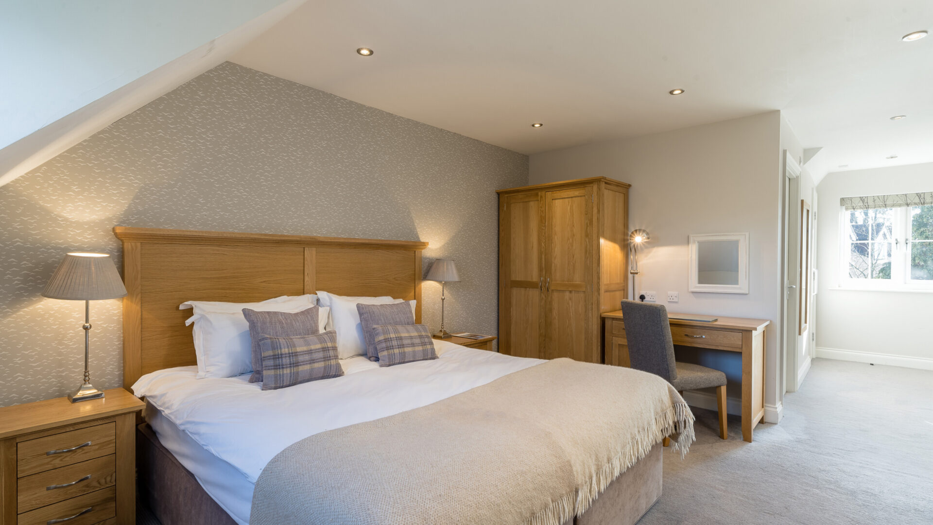 Bedrooms at The New Forest at Beaulieu Hotel