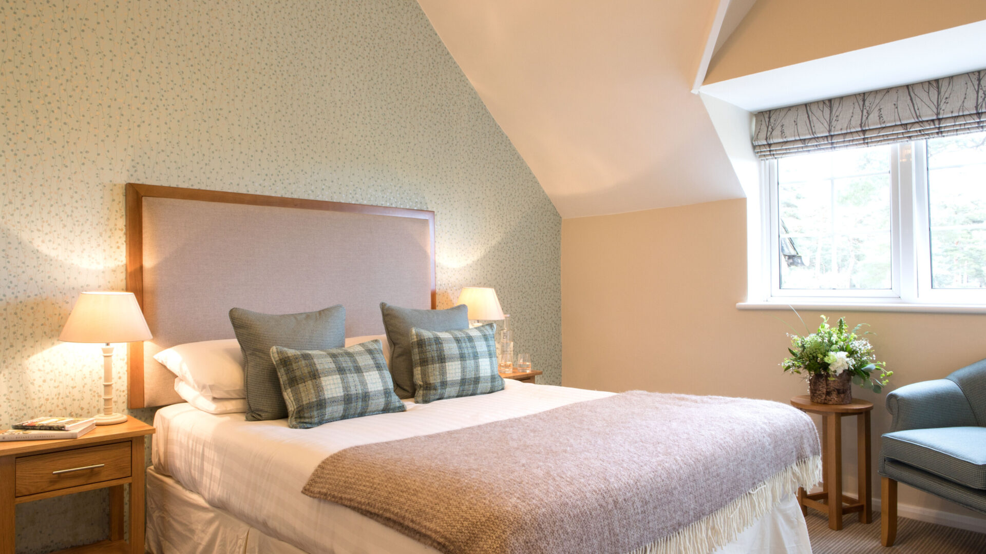 Bedrooms at The New Forest at Beaulieu Hotel