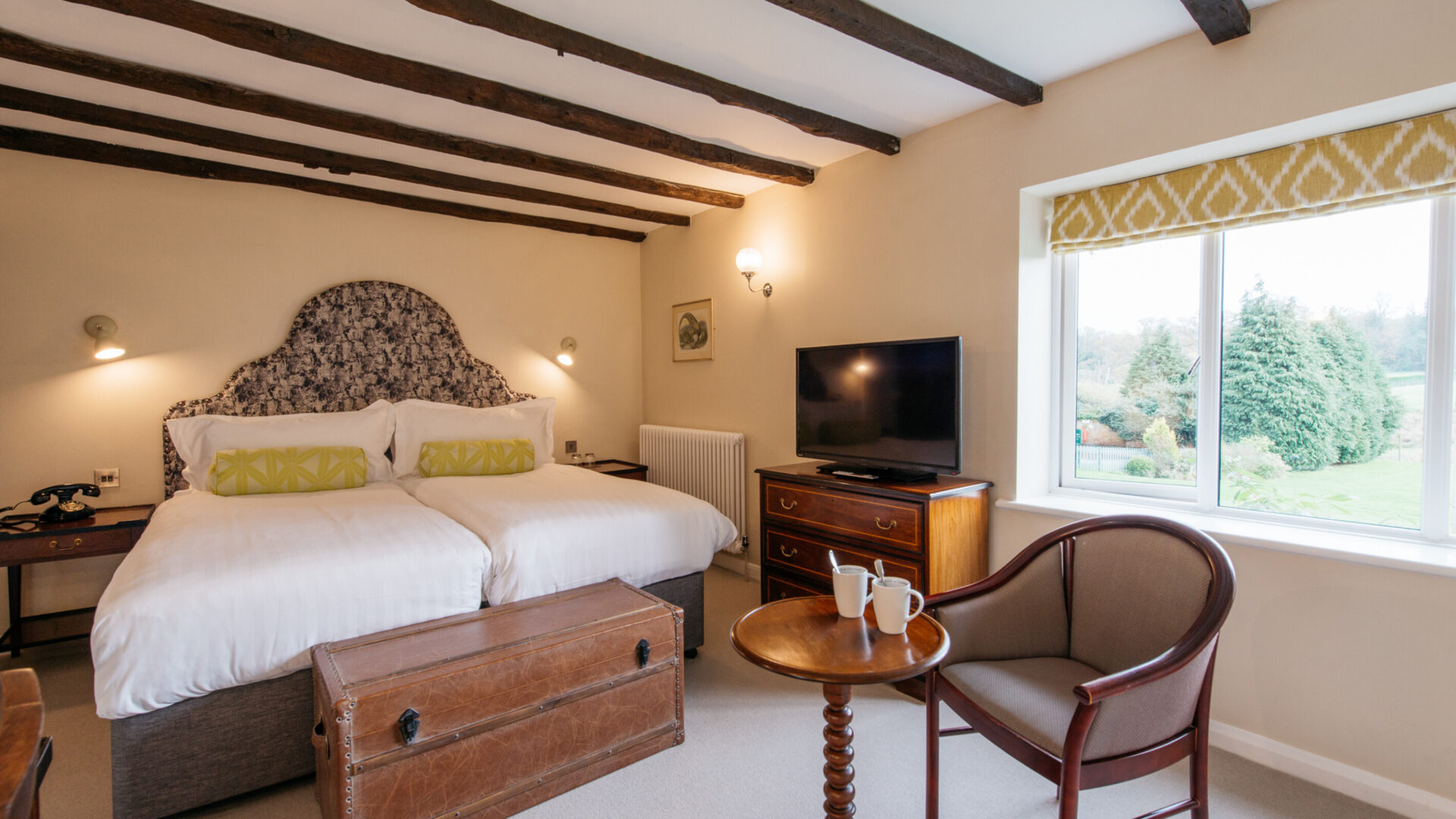 Bedrooms at The New Forest at Burley Manor