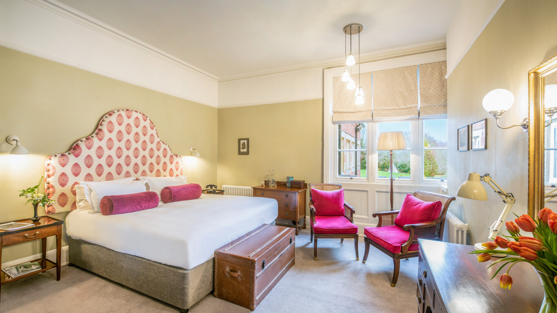Bedrooms at The New Forest at Burley Manor