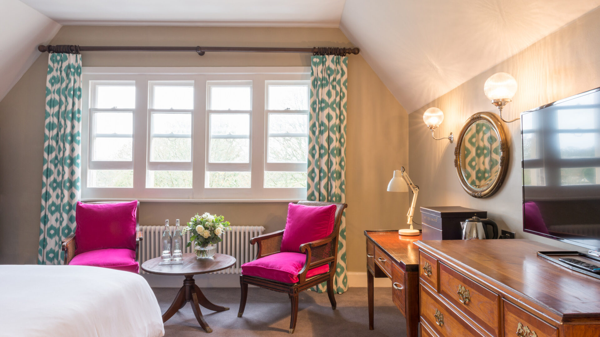 Bedrooms at The New Forest at Burley Manor