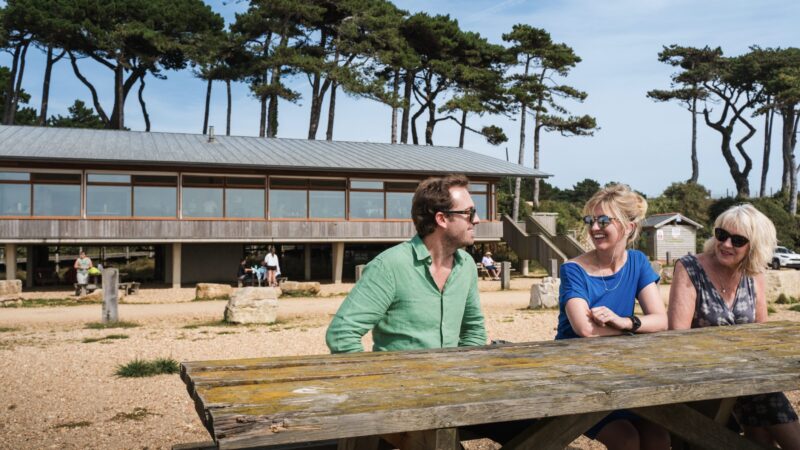 Scenic coastal path at Lepe Country Park near New Forest Hotels