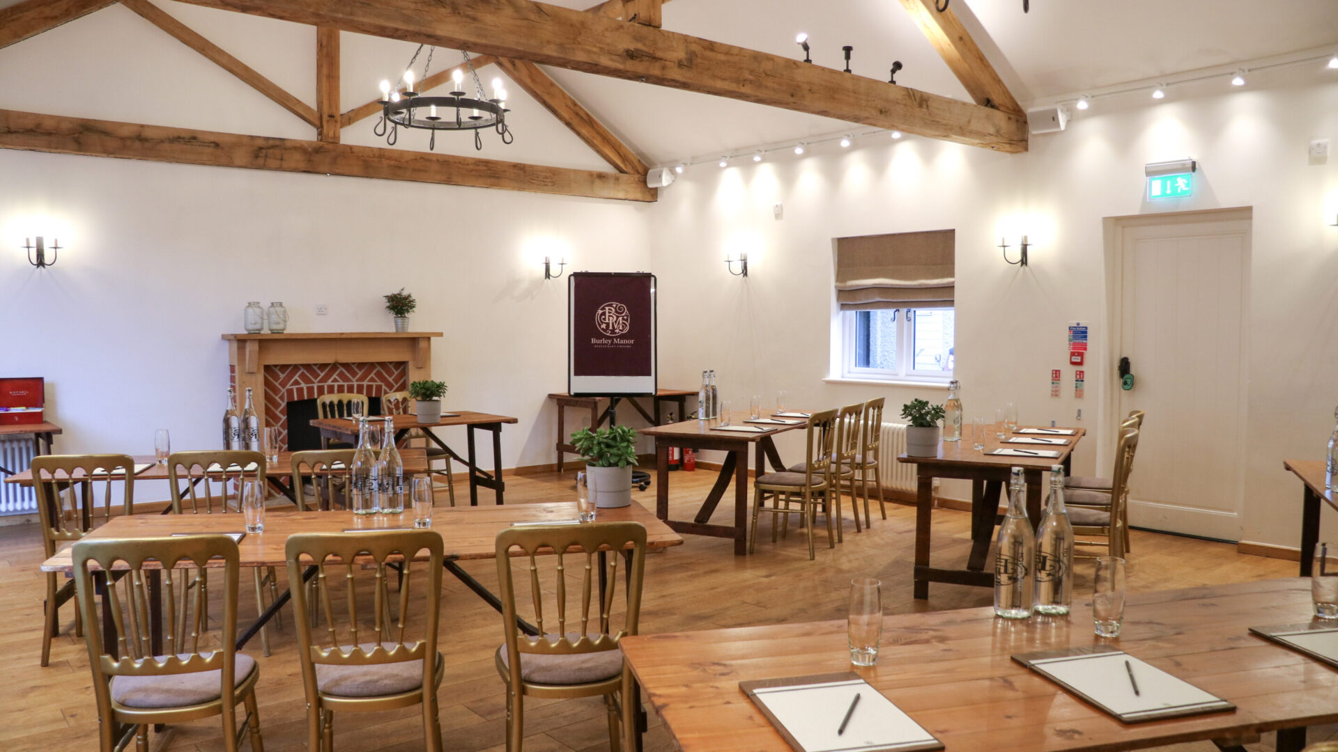 Business Meetings in Classroom Style at Burley Manor Hotel New Forest