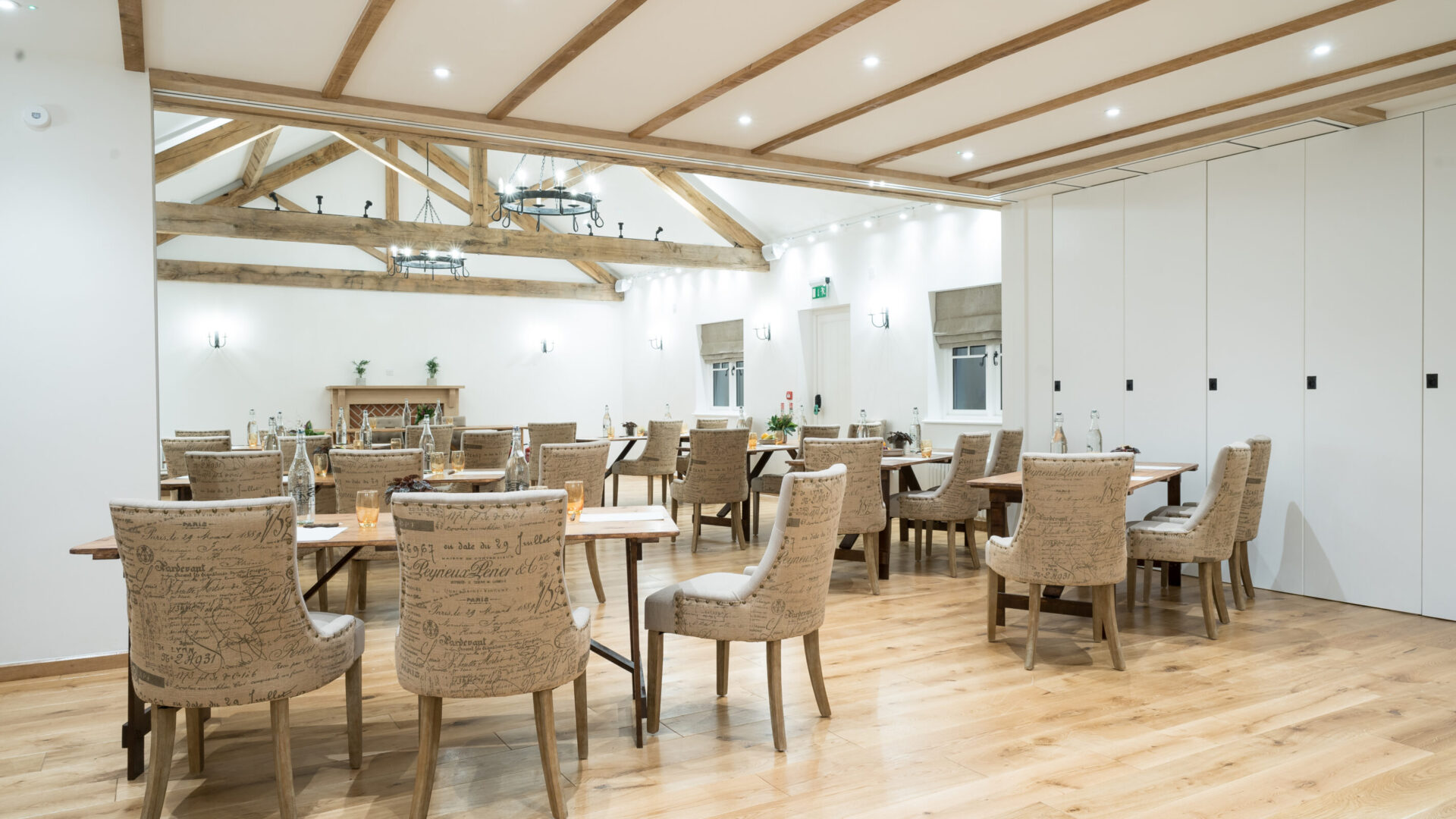 Business Meeting Room Cabaret at The New Forest Burley Manor